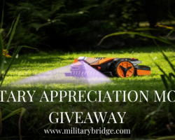 In Honor of Military Appreciation Month, MilitaryBridge has teamed up with WORX Tools to GIVEAWAY a Landroid Vision Robotic Lawn Mower