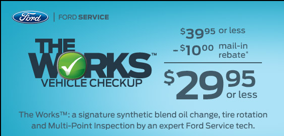 Ford The Works Fuel Saver Package Rebate Form
