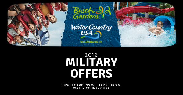 2019 Military Discounts Deals From Busch Gardens Williamsburg
