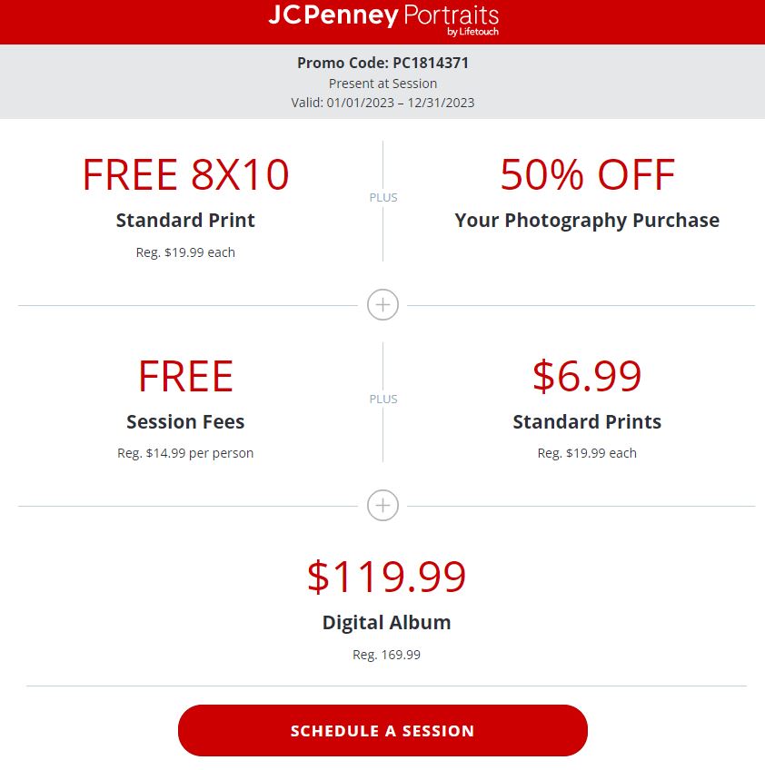 JcPenney Portraits Military Discount Business MilitaryBridge