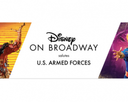 In honor of Month of the Military Child, Disney on Broadway is saluting military with discounted rates to the Lion King & Aladdin on select dates.