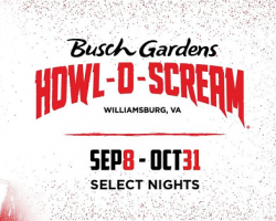 Busch Gardens® Howl-O-Scream® kicks off September 8th! Military & Veteran Discounts Available!