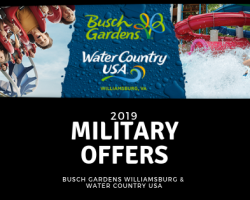 2019 Military Discounts & Deals From Busch Gardens Williamsburg & Water Country USA.....Including the $99 Military Pass!