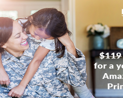 In Honor of Veterans Day, Amazon Announces Special Savings on Amazon Prime for Active Duty Military & Veterans for New & Existing Prime Member