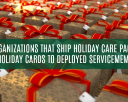 Looking for Places to Donate Holiday Gift Packages or Holiday Cards to Troops Deployed? Here are 10 Organizations that Offer Holiday Support!